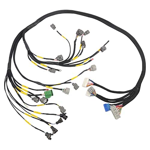 SPDZ1 B D Series Tucked Engine Harness Kit for Honda Civic EK 96-98 OBD1 Engine & Sub Harness (with Power Cord)