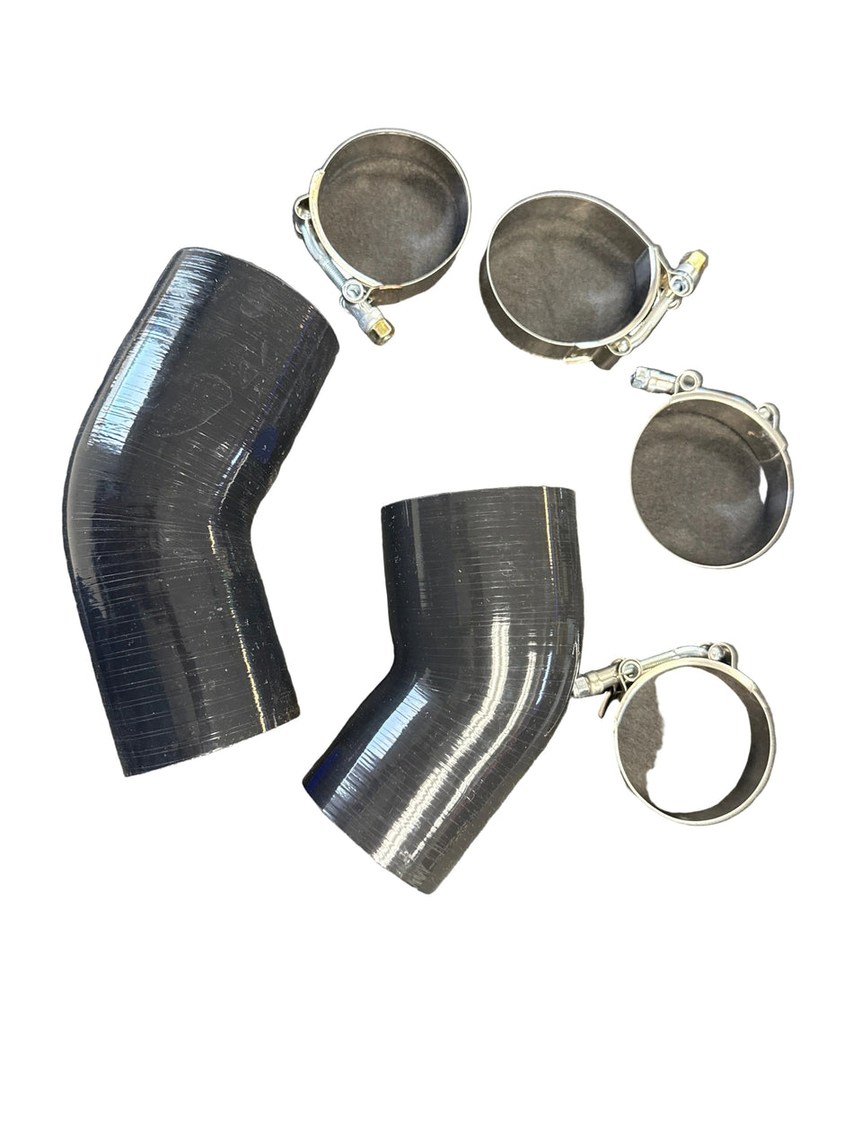SPDZ1 Reinforced Silicone Charge Pipe Elbow Upgrade for BMW N54 & N55 – Complete Kit with Clamps