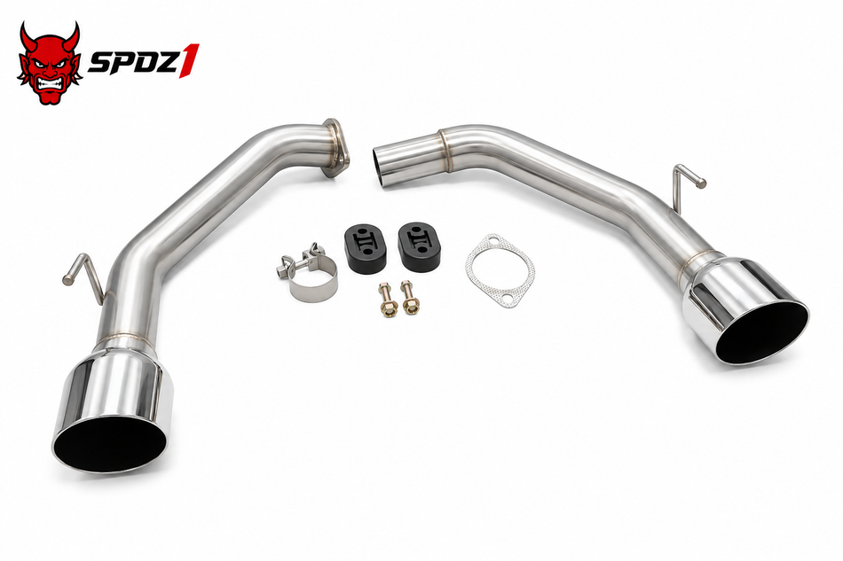 SPDZ1 Axle-Back Muffler Delete Exhaust — 2022+ Honda Civic 1.5T & 2023+ Acura Integra 1.5T | Stainless