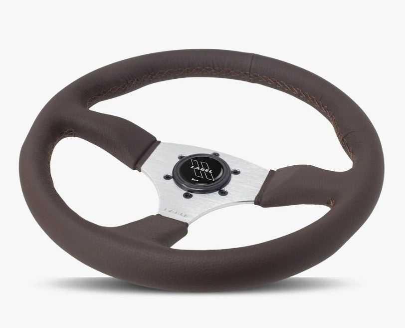 The Performa | Brown Nappa Leather | Silver Spoke | Brown Stitch