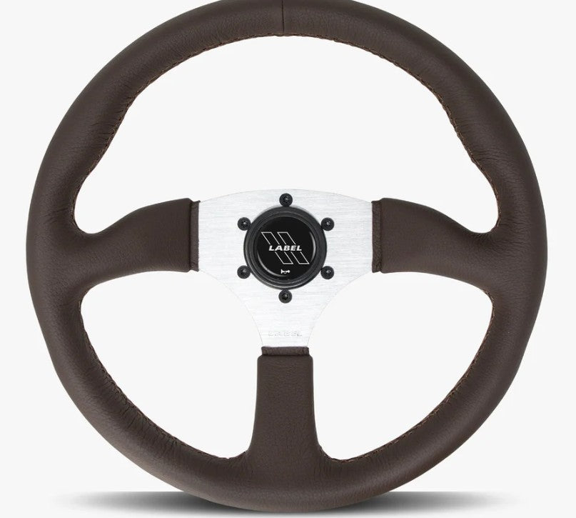 The Performa | Brown Nappa Leather | Silver Spoke | Brown Stitch