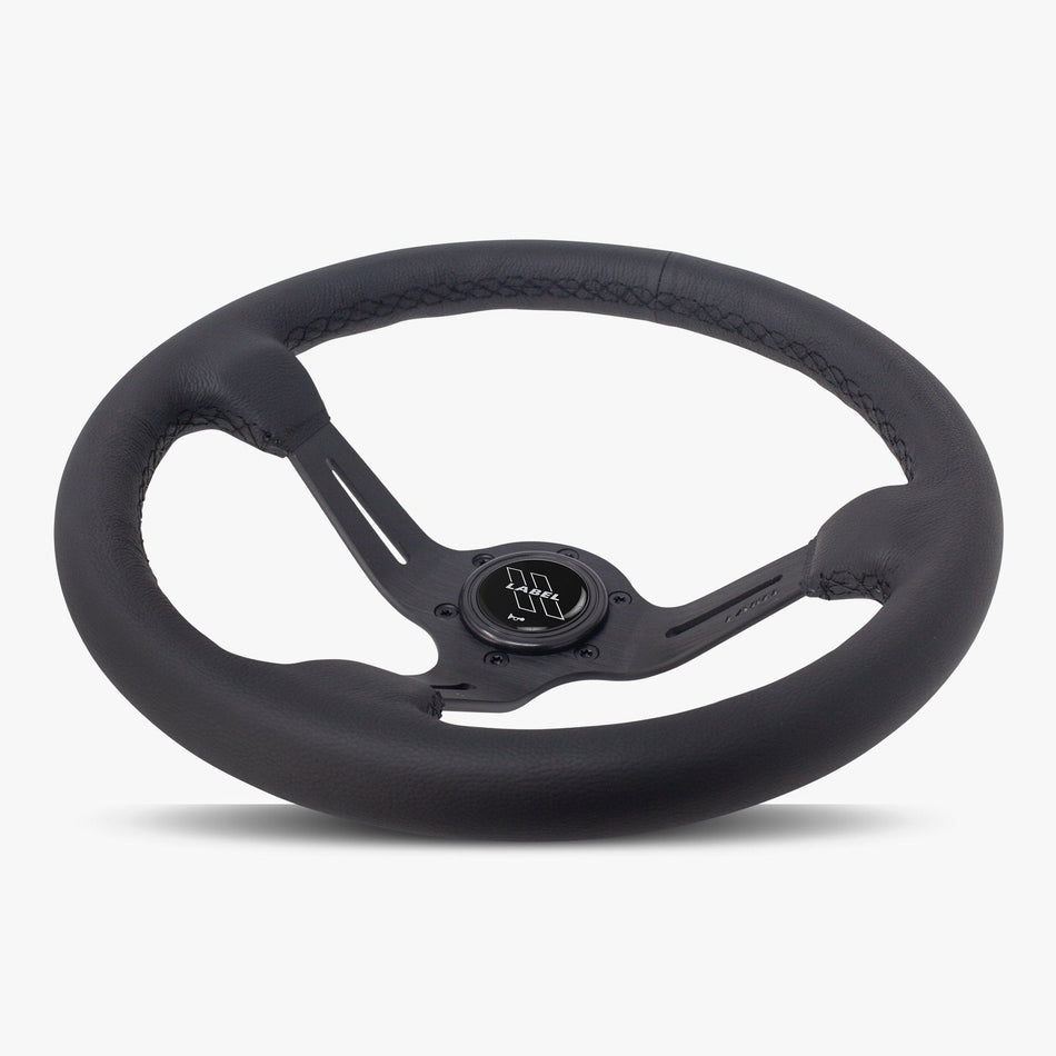 The Le Mans | Black Leather | Black Spoke | Black Stitch